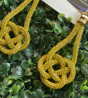 GOLD HANGIN ROPE EARRINGS