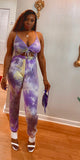 PURPLE RAIN ROMPER
